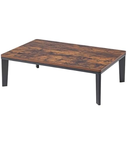 Amazon | [山善] こたつ テーブル 幅120cm×奥行80cm 長方形 中間入切