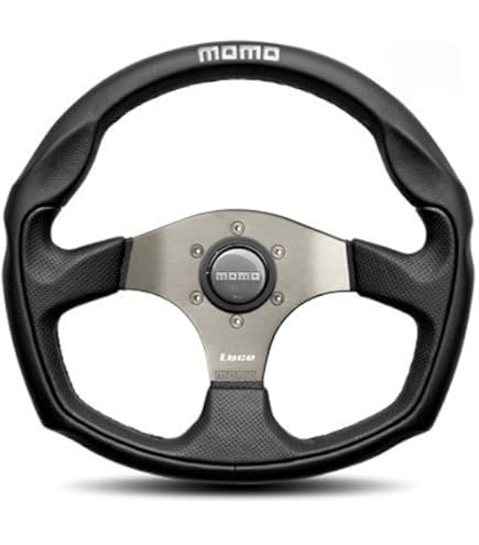 モモ コマンド2R レザー ステアリング 350mm ホーンボタン付き 美品