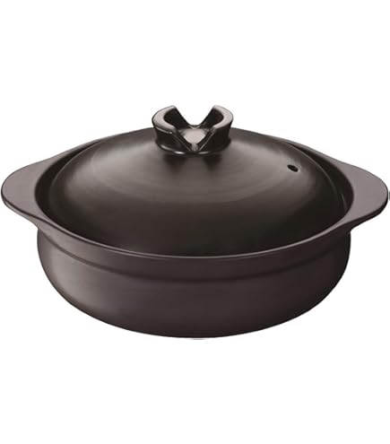 Amazon.co.jp: たち吉 白とくさ セラミック土鍋 直火 IH対応 22cm