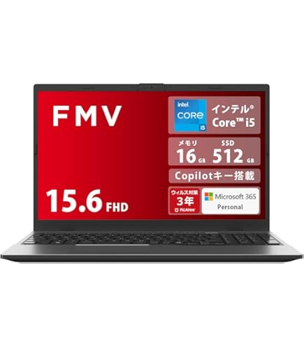 Amazon.co.jp: 富士通 LIFEBOOK AH77/G シャイニーブラック (FMVA77GB