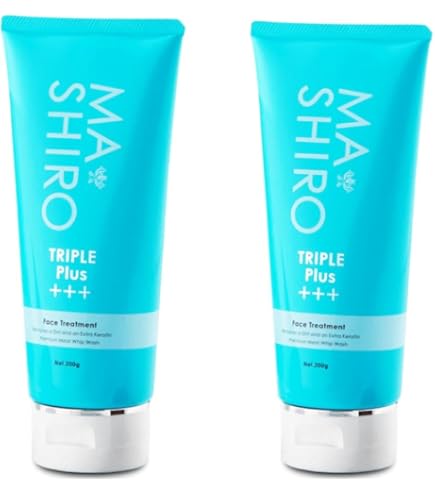 Amazon | マシロ トリプルプラス フェイストリートメント 200g 2本