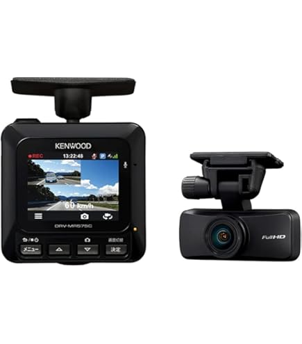 Amazon.co.jp: ケンウッド(KENWOOD) 前後撮影対応2カメラドライブ