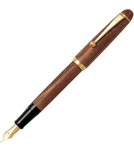 Amazon | パイロット 万年筆 カスタム823 FKK3MRPBNM 中字 ブラウン軸