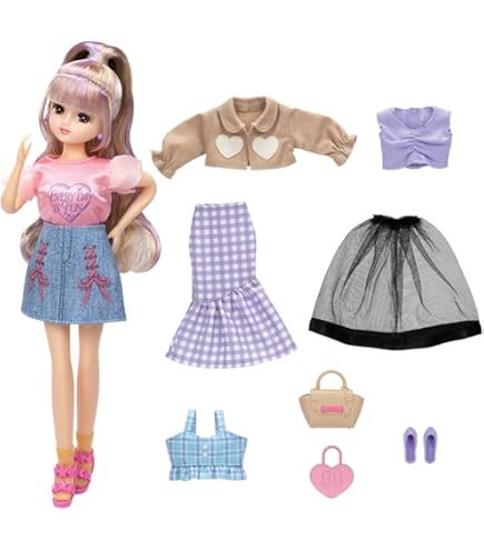 Amazon.co.jp: リカちゃん ドール LD-04 パーティードレス (アメジスト
