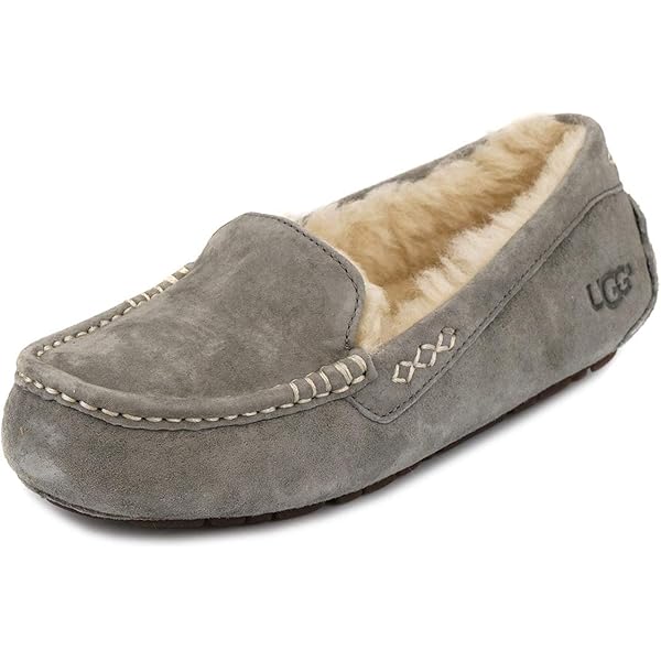 Amazon | UGG アグ アンスレー モカシン Ansley ムートン スリッポン
