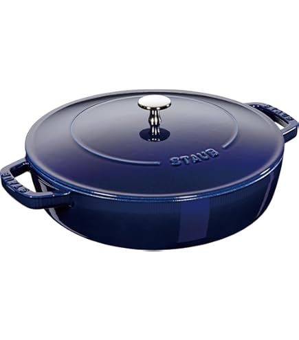 Amazon.co.jp: staub ニダベイユ ソテーパン(蓋つき) 24cm チェリー