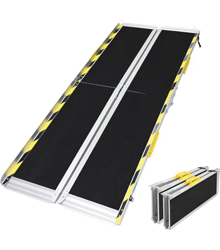 Amazon | Ruedamann 車椅子 スロープ 長さ183cm 幅73cm 車椅子用