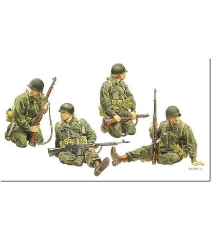 ドラゴンモデルズ 1/6WW2アメリカ陸軍空挺兵 フィギュア 台座付き レア