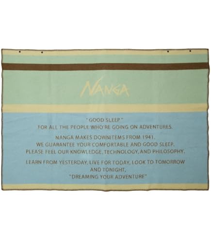 Amazon｜ナンガ NANGA 30周年 アニバーサリー ブランケット 30TH