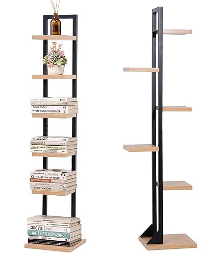 Amazon｜タワー6 ドッタス イタリア製 スチール 本棚 ホワイト｜本棚