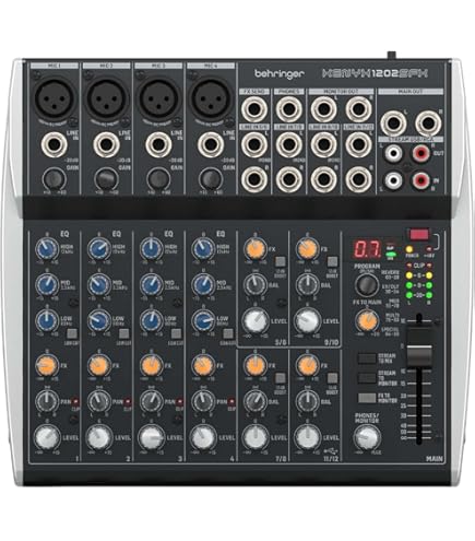 Amazon.co.jp: Behringer アナログミキサー 12チャンネル2バス 1