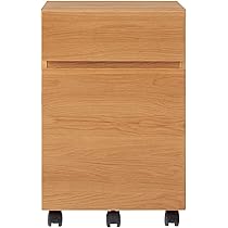 Amazon.co.jp: 無印良品 木製デスクキャビネット オーク材突板 幅39