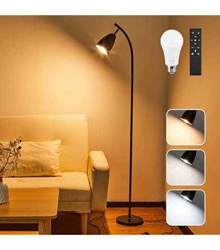 Amazon.co.jp : 藤栄 スワン電器 LEDフロアスタンド ブラウン : ホーム