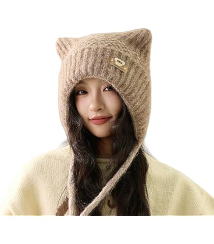 Amazon.co.jp: LOVERBOY ラバーボーイ うさ耳 ビーニー ニット帽