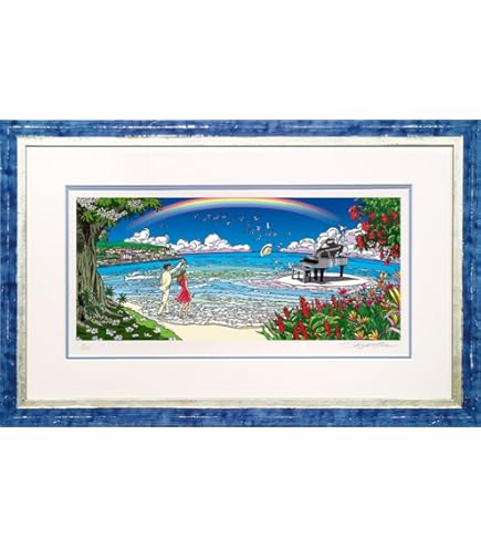 Amazon.co.jp: わたせせいぞう 版画（ジクレー） 「風の景色～ふたりの