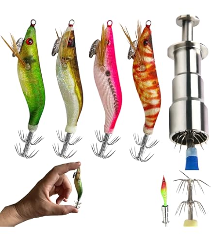 Amazon | RUNA HISANO(ルナヒサノ) 餌木五郎 エギ5本セット+ケース付き