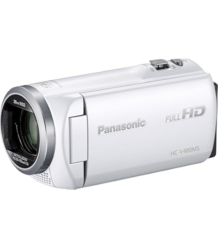 Amazon.co.jp: Panasonic HC-W590M-W HD Camcorder, 64 GB, Wipe