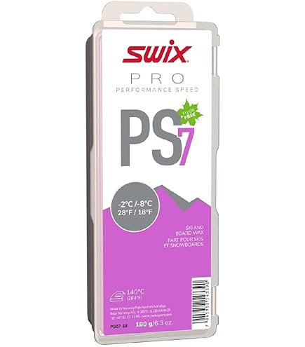 Amazon.com: Swix HS7 Purple High Speed Ski & Snowboard Wax for
