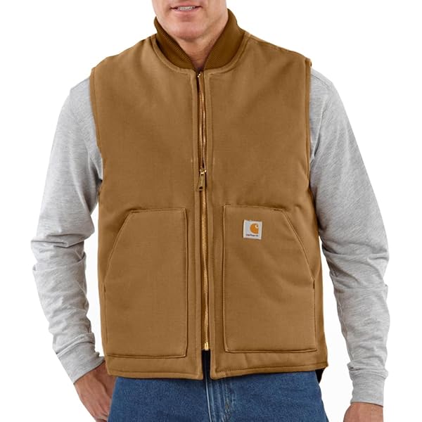 Carhartt Big & Tall Duck Arctic Vest Carhartt Brown 4XL (Reg) at