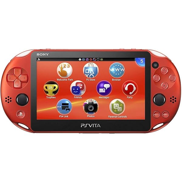 Amazon.com: Sony PlayStation Vita 2000 Wi-Fi Metallic Red (Japan