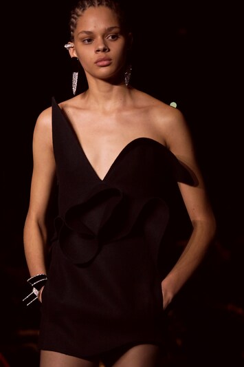 Saint Laurent show an (almost) all-black everything collection at