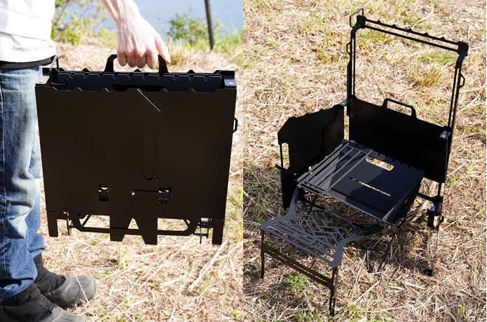 1アイテムでコックピットスタイルが完成！トランスフォームする焚き火