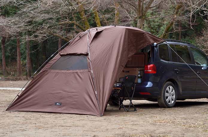 1万円以下】フィールドア「カーサイドシェルタータープ」の実力を徹底