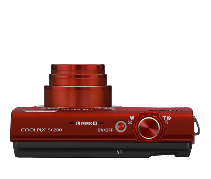 Nikon COOLPIX S6200 Red | Point & Shoot Cameras | Nikon USA