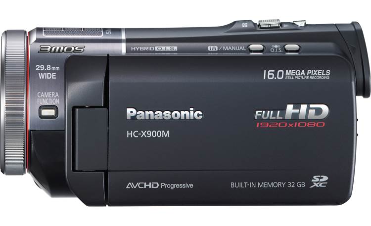 Panasonic HC-X900M HD camcorder with 32GB of flash memory at