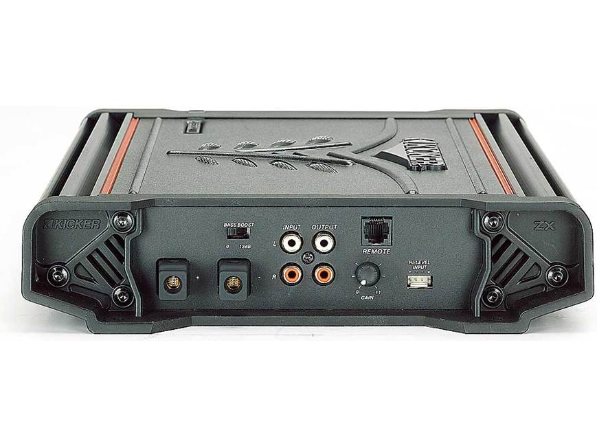 Kicker Bass Package ZX300.1 mono subwoofer amplifier DC122 dual 12