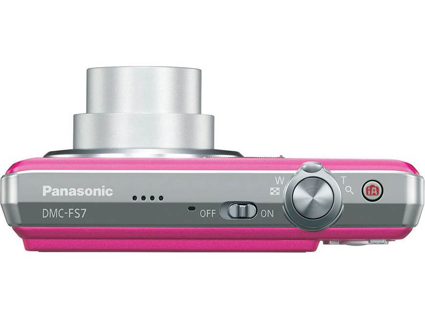 Panasonic Lumix DMC-FS7 (Pink) 10.1-megapixel digital camera with