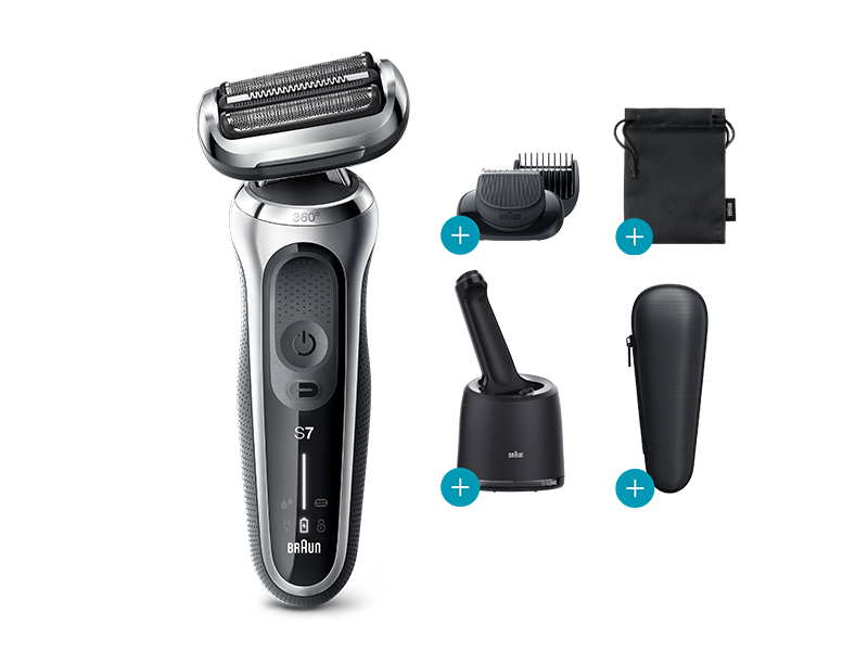 Series 7 71-S7500cc Shaver for Men, Wet & Dry with 360° Flex Head