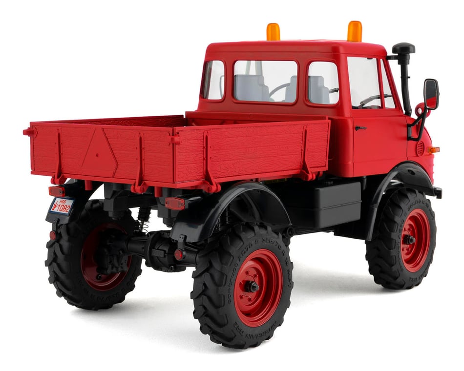 FMS FCX24 1/24 Unimog RTR Micro Rock Crawler Combo (Red