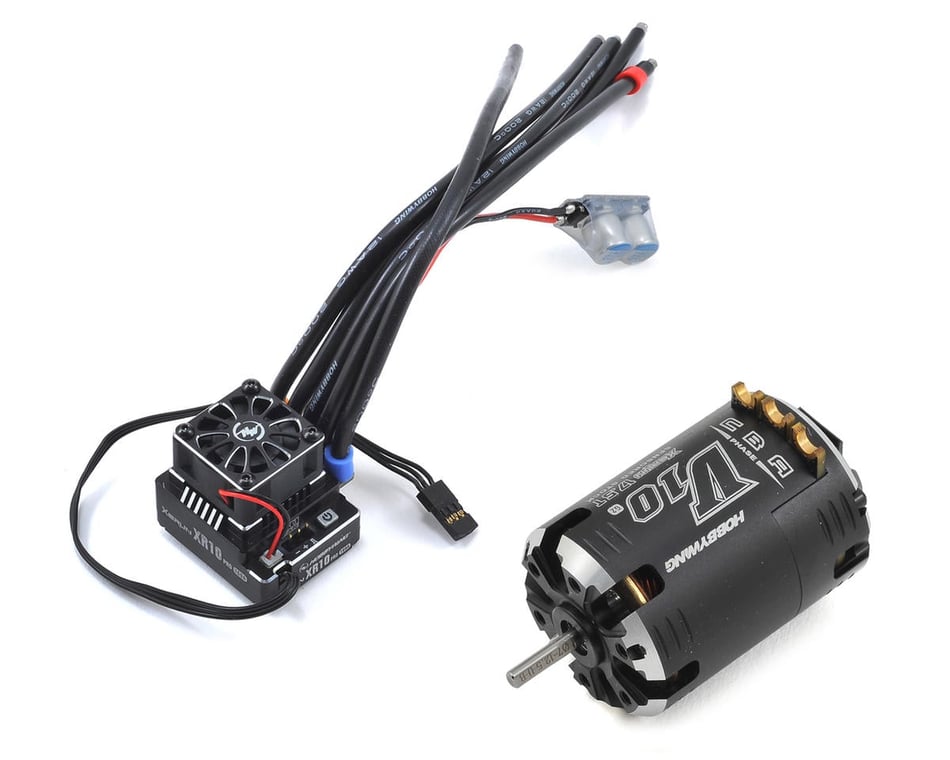 Hobbywing XR10 Pro Sensored Brushless ESC/V10 Motor Combo (17.5T