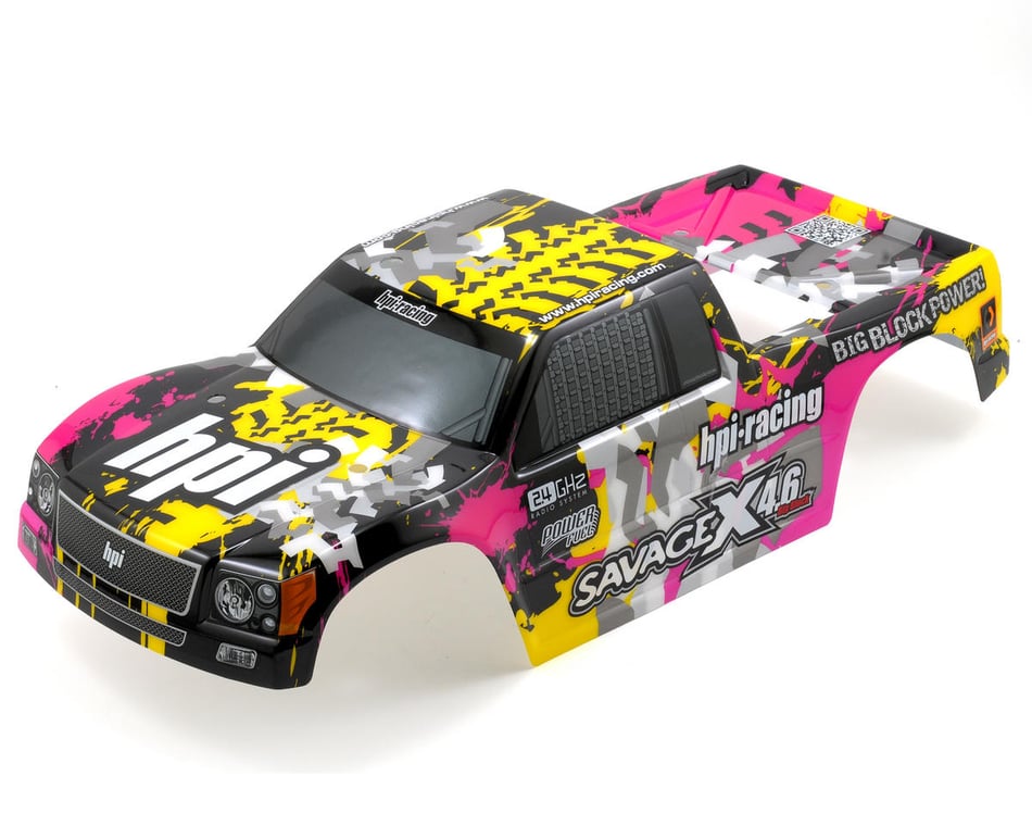 HPI Nitro GT-3 Truck Painted Body (Yellow/Pink/Black) (Savage X