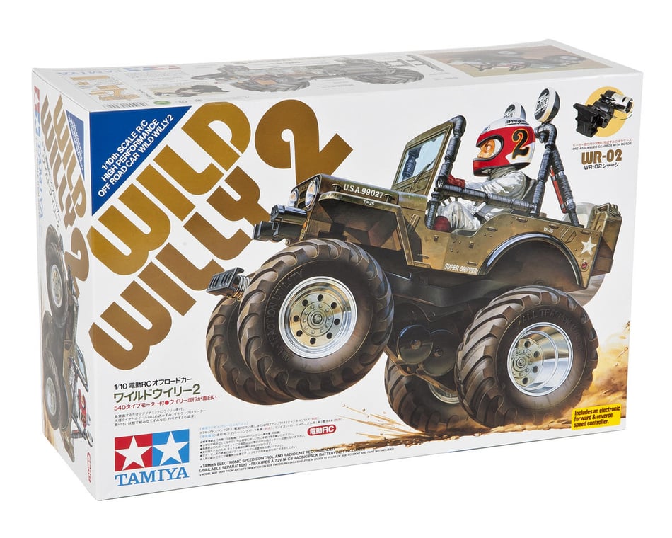 Tamiya WR-02 Wild Willy 2 1/10 2WD Monster Truck Kit [TAM58242