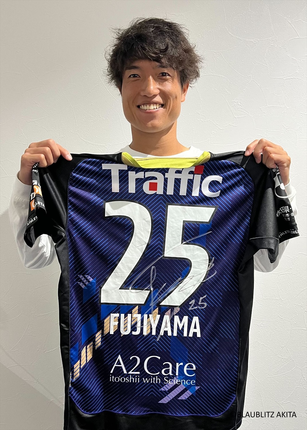 ブラウブリッツ秋田 選手支給品 オーセンティックユニフォーム 半田航