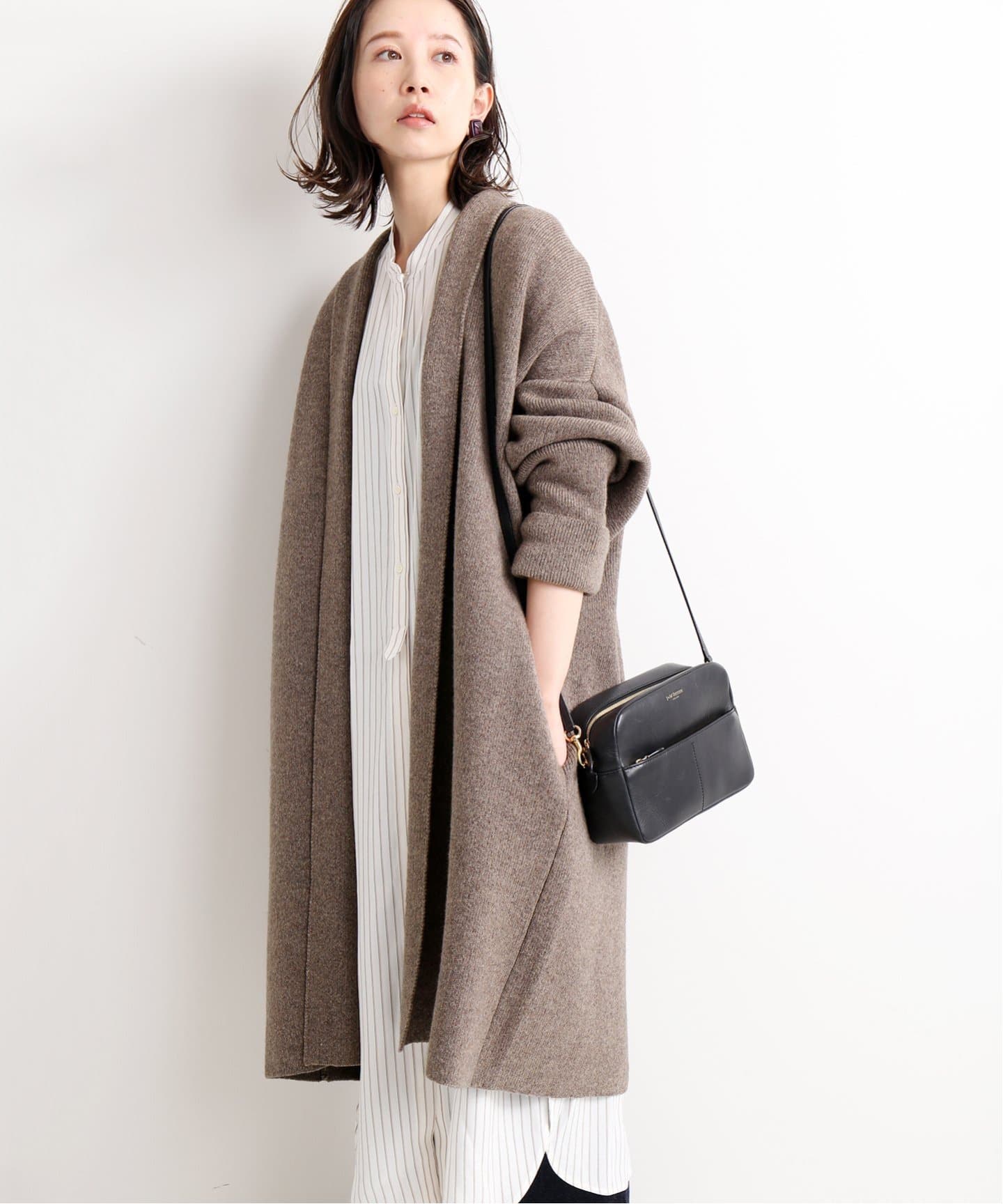 IENA イエナ】《追加》ニットガウンコート◇[品番：BYCW0000627]｜B.C