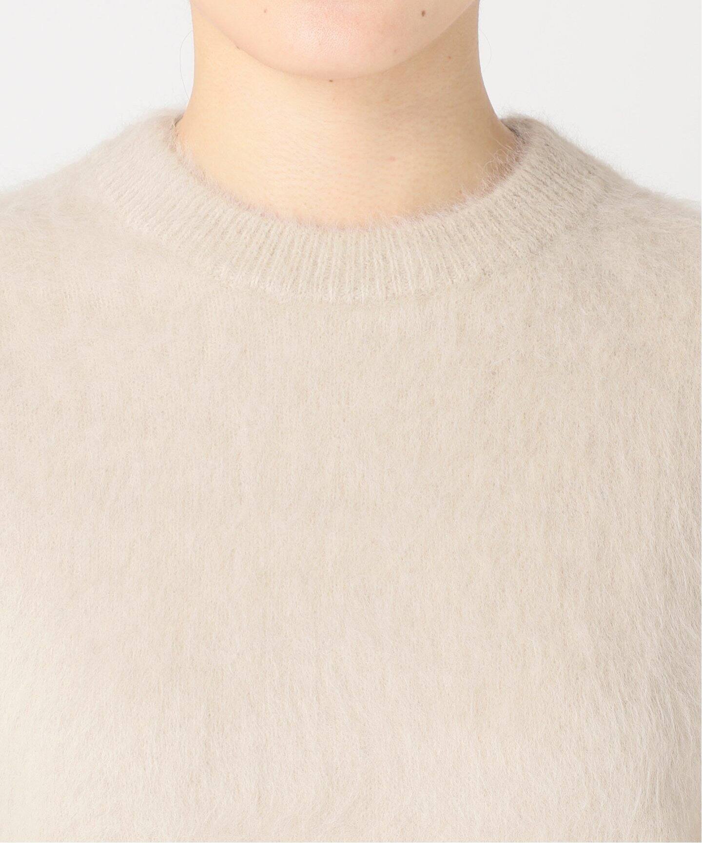 アルパカミックスファークルーネックプルオーバー（ニット／セーター