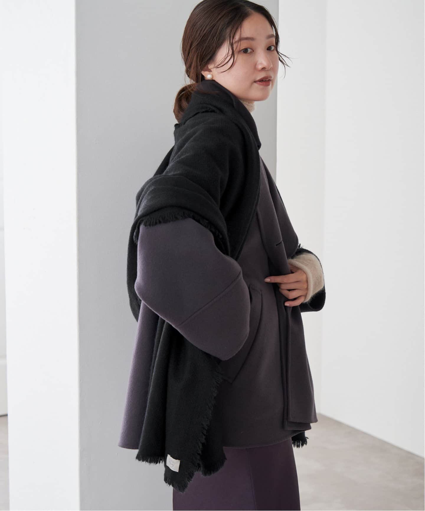 NIMNIMDUAI/ニムニムデュアイCASHMERE WOOL ストール（ストール