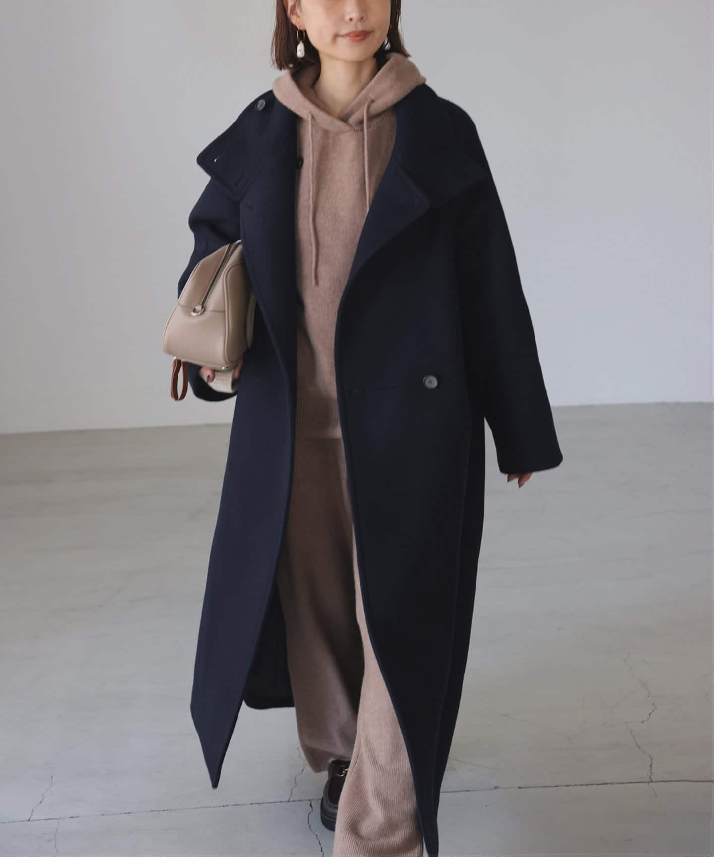 パイルメルトンスタンドコクーンコート（その他ブルゾン／アウター