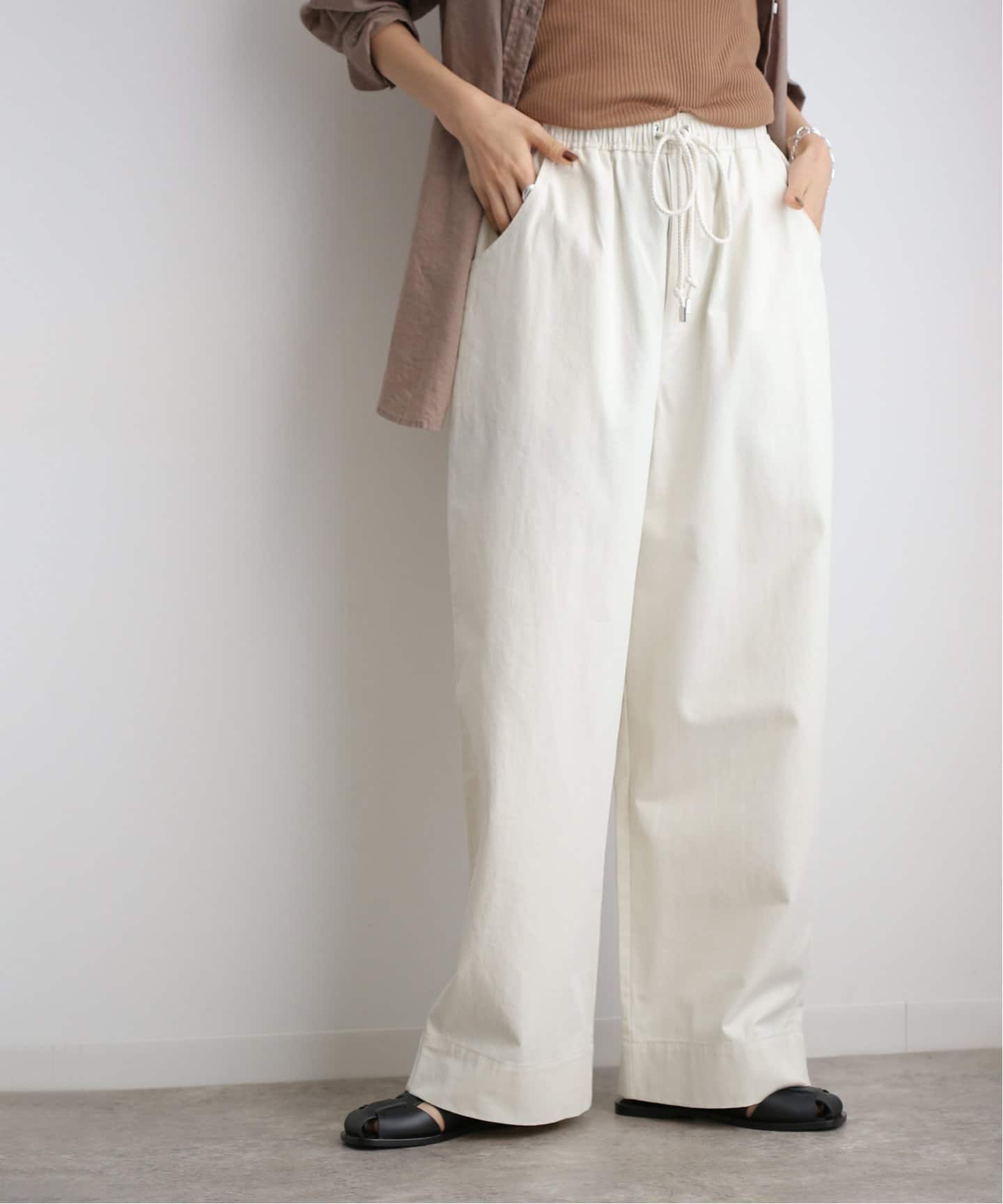 todayful イージーチノパンツ 36 todayfulイージーチノパンツ(エクリュ