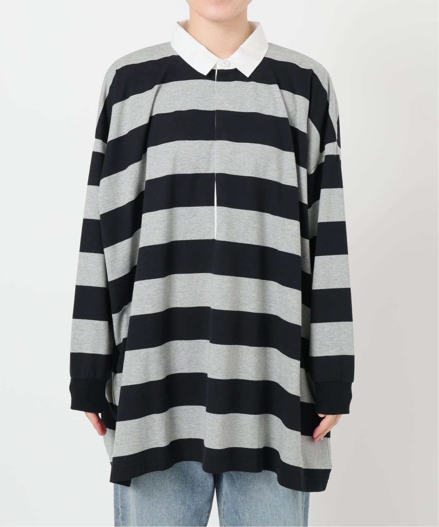 onit/オニット 別注OVERSIZE ボーダーラガーシャツ（Tシャツ