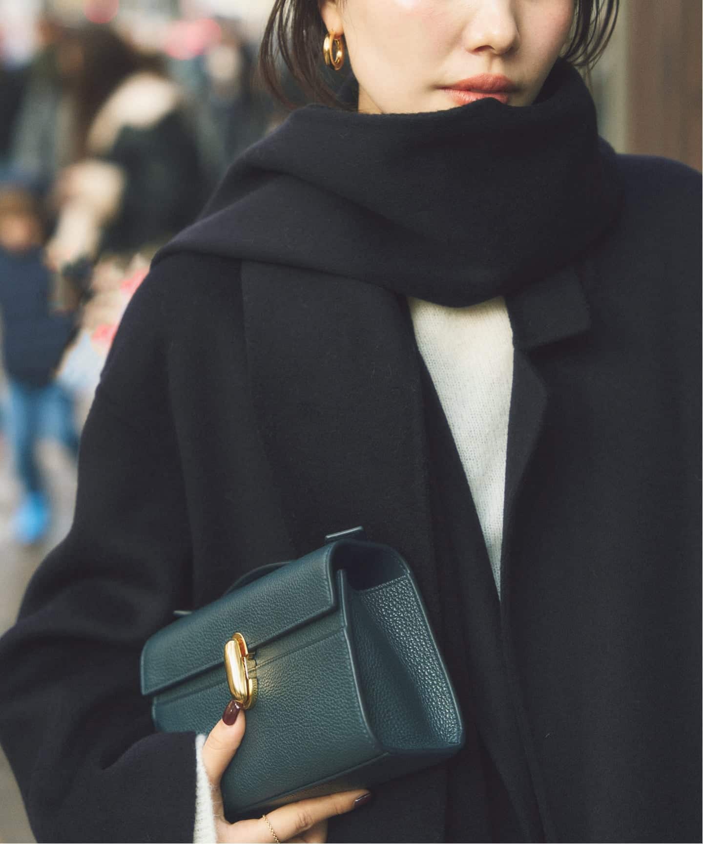 Plage 黒 ハミルトンコート ベルト付き 36サイズ plage（プラージュ