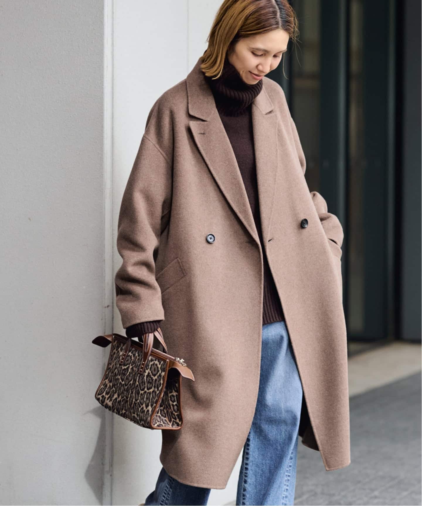 ≪追加≫SUPER160'sダブルブレストコート（チェスターコート