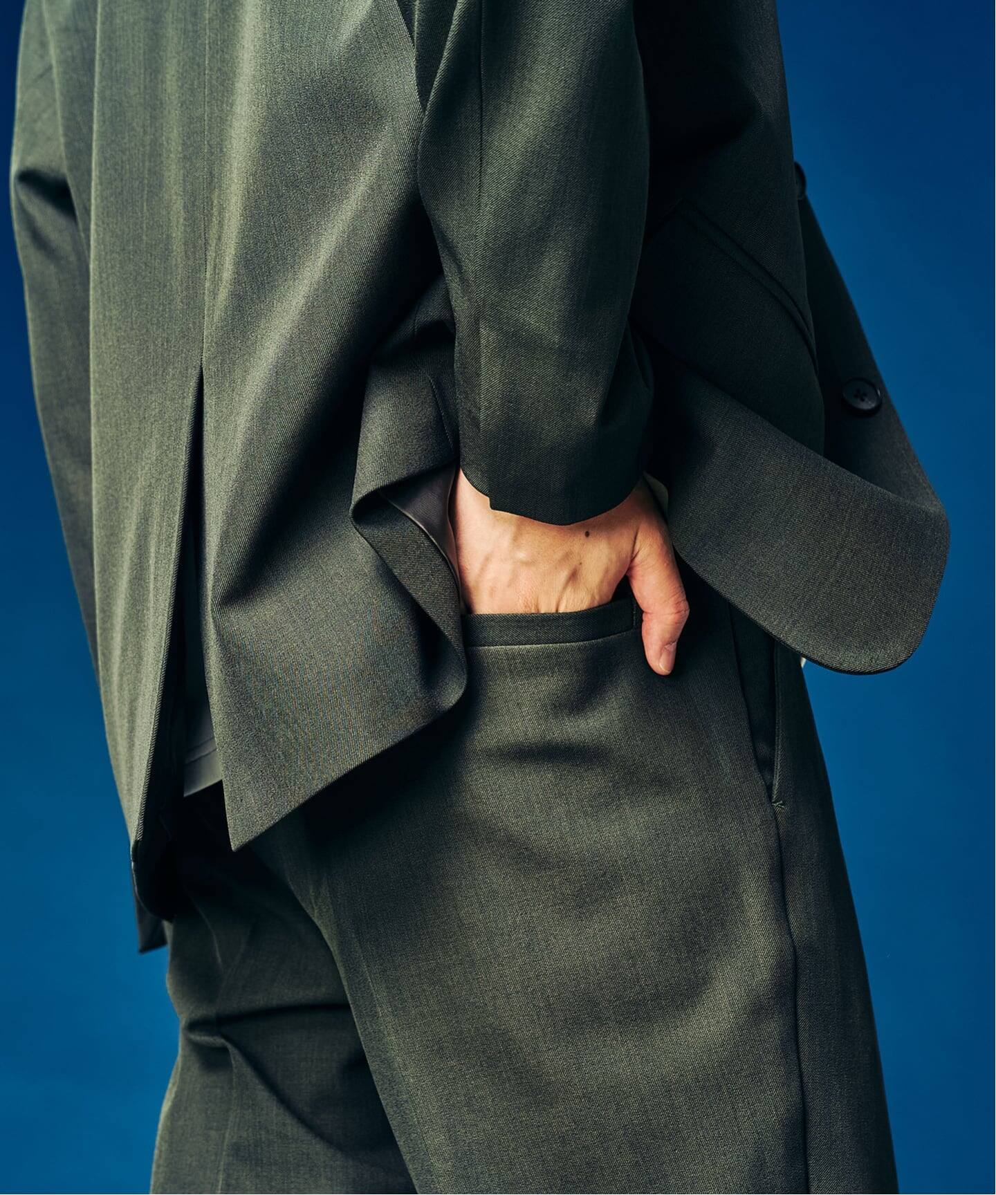 4WAYストレッチ” 1タックパンツ（スラックス）｜417 EDIFICE（フォー