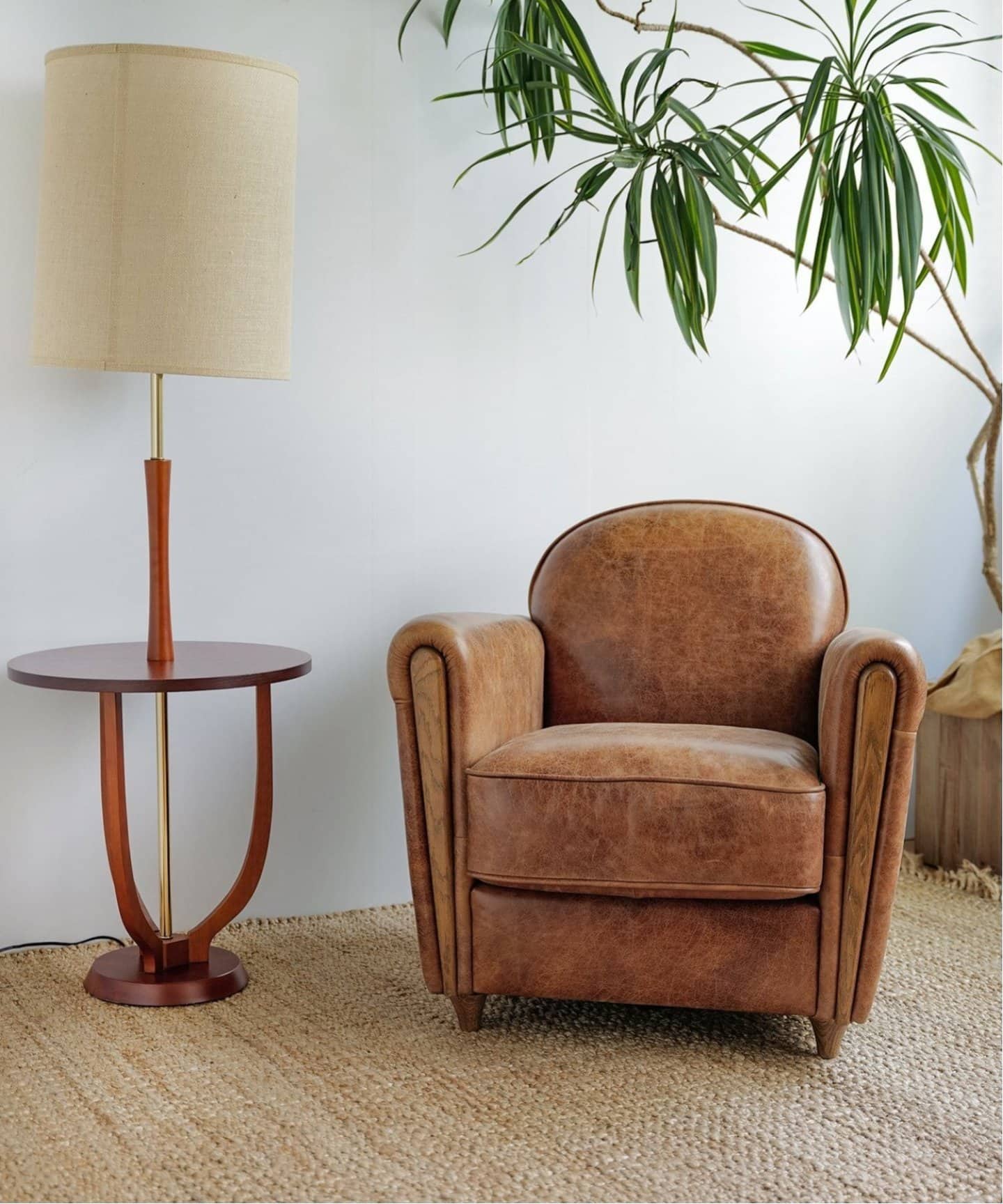 大型商品》OAKS CLUB CHAIR(crack) オークスクラブチェア（ソファ