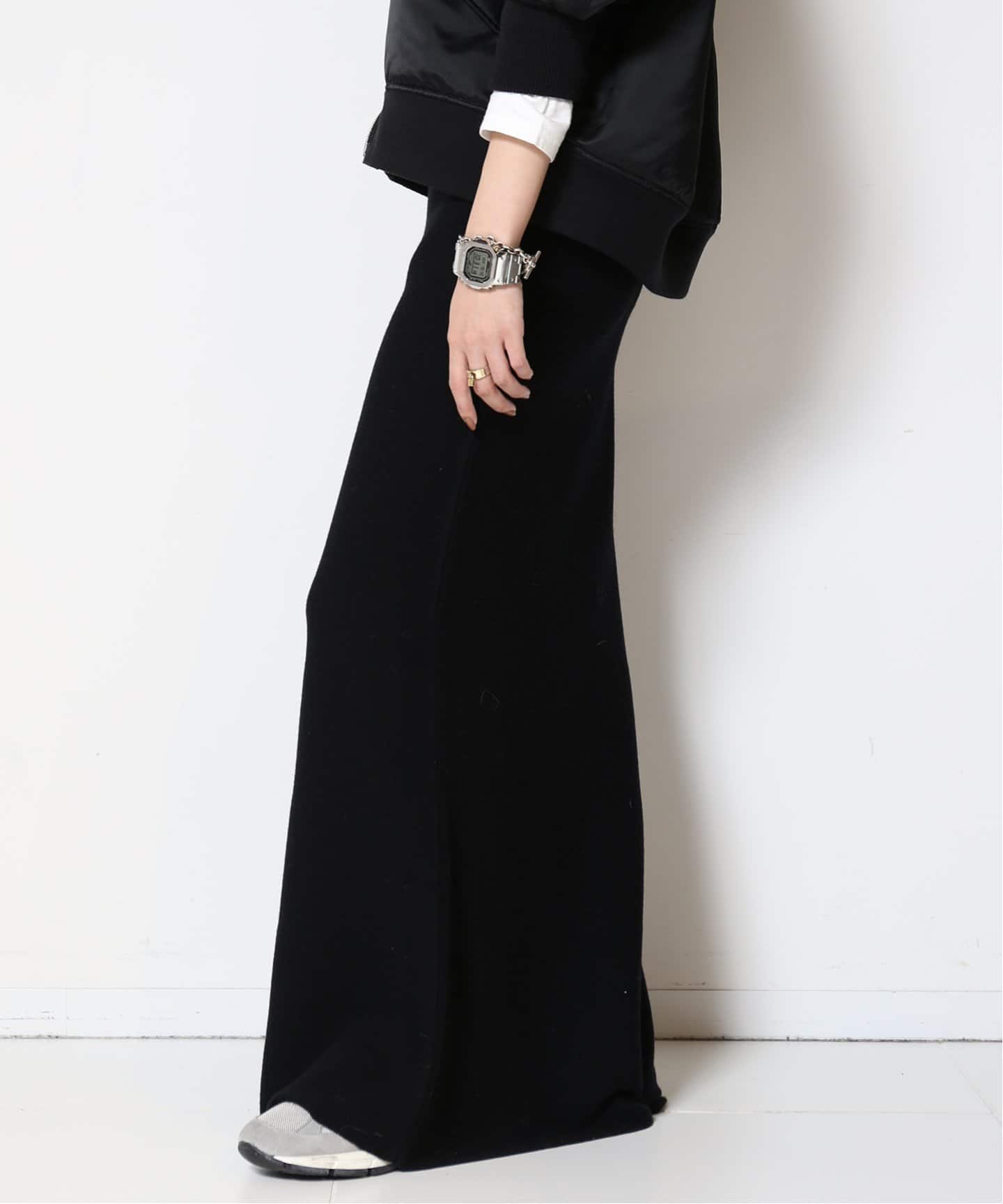 wool cashmere スカート（ロング・マキシ丈スカート）｜MUSE de