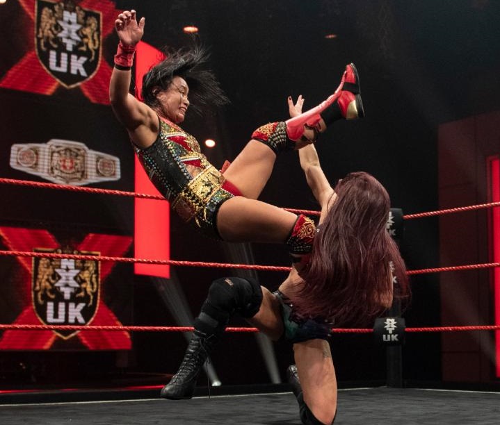 プロレス】里村明衣子がWWEのNXT・UK女子王座奪取ならず「立ち止まって