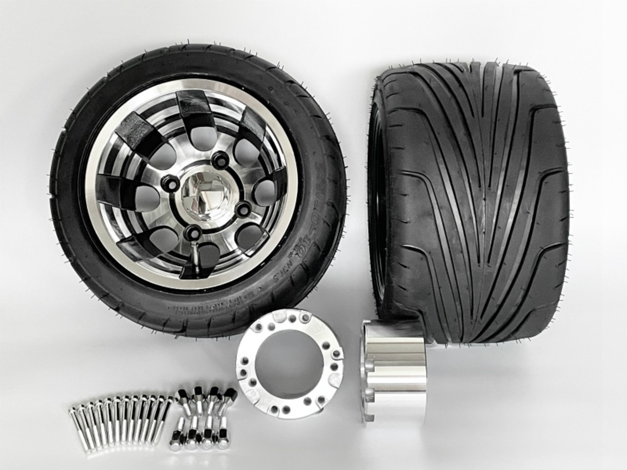 ホンダジャイロ ワイドホイール引っ張りタイヤ＆スペーサー| BDSバイク